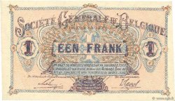 1 Franc BELGIEN  1918 P.086b fST