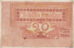20 Francs BELGIO  1914 P.067 q.BB