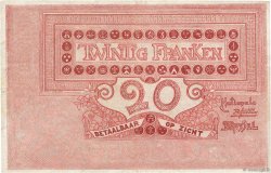 20 Francs BELGIEN  1919 P.067 SS