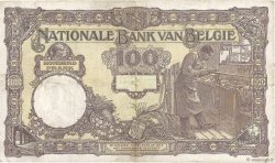 100 Francs BÉLGICA  1926 P.095 BC