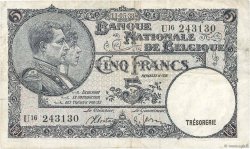 5 Francs BELGIEN  1938 P.108a SS