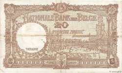 20 Francs BÉLGICA  1940 P.111 BC