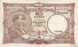 20 Francs BELGIQUE  1944 P.111 TB