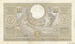 100 Francs - 20 Belgas BELGIQUE  1933 P.107 TTB