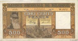 500 Francs BÉLGICA  1944 P.127a