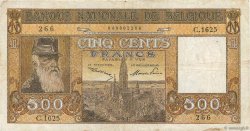 500 Francs BELGIUM  1947 P.127b F