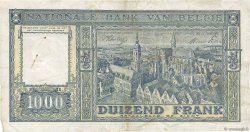 1000 Francs BELGIEN  1944 P.128b S