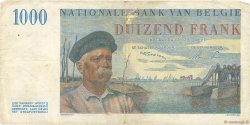 1000 Francs BELGIUM  1950 P.131 F
