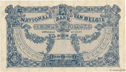 1 Franc BELGIUM  1921 P.092 VF