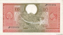100 Francs - 20 Belgas BÉLGICA  1943 P.123 MBC+