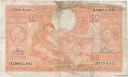 100 Francs - 20 Belgas BELGIEN  1944 P.113 SGE
