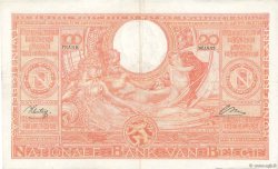 100 Francs - 20 Belgas BÉLGICA  1944 P.113 MBC