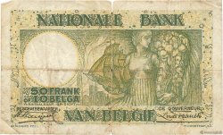 50 Francs - 10 Belgas BELGIUM  1933 P.101 G