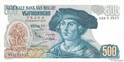 500 Francs BELGIEN  1975 P.135b VZ
