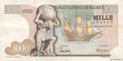 1000 Francs BÉLGICA  1967 P.136a MBC