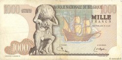 1000 Francs BELGIO  1975 P.136b MB