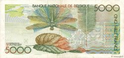 5000 Francs BELGIUM  1982 P.145a VF-