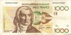 1000 Francs BELGIEN  1980 P.144a S