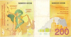 200 Francs BELGIUM  1995 P.148 VF