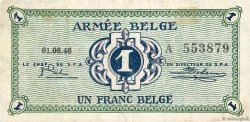1 Franc BÉLGICA  1946 P.M1a MBC