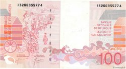 100 Francs BELGIO  1995 P.147 SPL