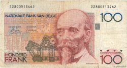 100 Francs BELGIEN  1978 P.140a SGE