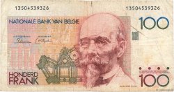 100 Francs BELGIEN  1978 P.140a SGE