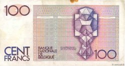 100 Francs BELGIQUE  1978 P.140a TB