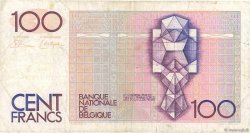100 Francs BELGIO  1982 P.142a MB
