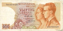 50 Francs BELGIEN  1966 P.139 S