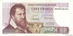 100 Francs BÉLGICA  1962 P.134a EBC