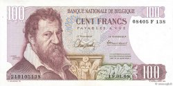 100 Francs BELGIUM  1962 P.134a UNC-