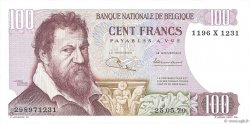100 Francs BELGIEN  1968 P.134a fST+