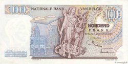 100 Francs BELGIEN  1971 P.134b VZ