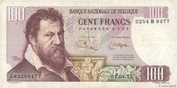 100 Francs BELGIEN  1971 P.134b SS