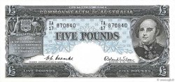 5 Pounds AUSTRALIA  1954 P.31