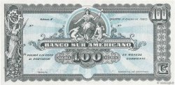 100 Sucres Non émis ECUADOR  1920 PS.254 UNC