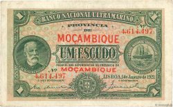 1 Escudo MOZAMBIQUE  1921 P.066b BC