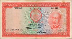 1000 Escudos PORTUGUESE GUINEA  1964 P.043a MB
