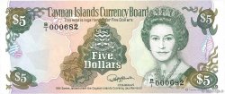 5 Dollars ISLAS CAIMáN  1991 P.12a FDC