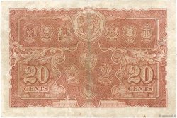 20 Cents MALAYA  1941 P.09a MB