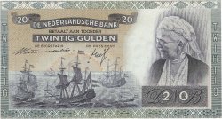 20 Gulden NETHERLANDS  1941 P.054 AU-