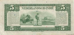 5 Gulden NETHERLANDS INDIES  1943 P.113a VF