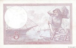 5 Francs FEMME CASQUÉE modifié FRANCE  1939 F.04.05 XF+