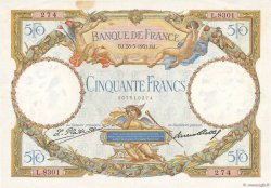 50 Francs LUC OLIVIER MERSON type modifié FRANCIA  1931 F.16.02 q.SPL