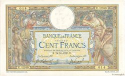 100 Francs LUC OLIVIER MERSON sans LOM FRANKREICH  1910 F.23.02 SS