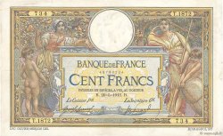 100 Francs LUC OLIVIER MERSON sans LOM FRANCE  1913 F.23.05 VF-