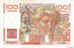100 Francs JEUNE PAYSAN FRANCIA  1947 F.28.13 AU+