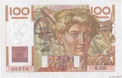100 Francs JEUNE PAYSAN FRANCIA  1949 F.28.23 q.AU