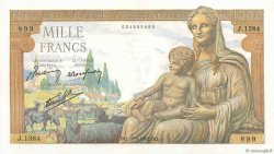 1000 Francs DÉESSE DÉMÉTER FRANCE  1942 F.40.07 AU